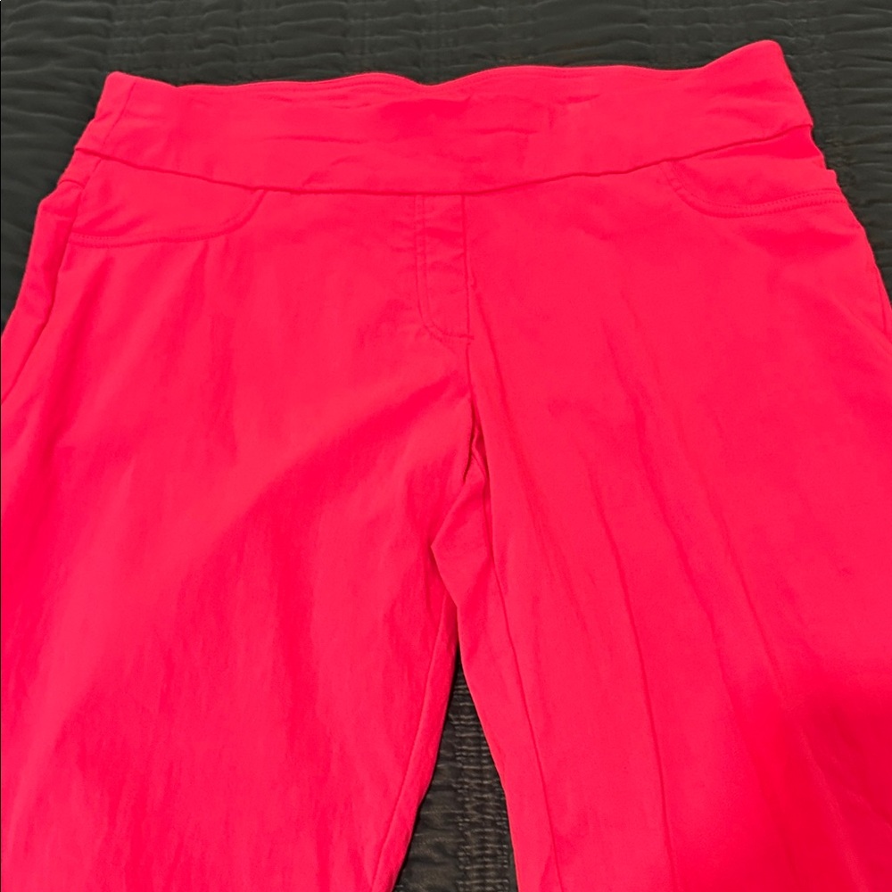Ruby Rd. Women's Pink Capris - Picture 3 of 6